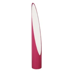 Miroir à rouge à lèvres, rose, design italien, années 1970, designer : Rodolfo Bonetto