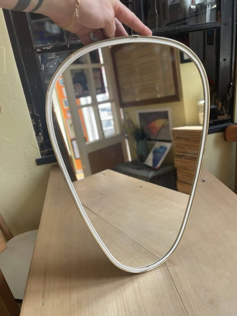 Miroir rétroviseur années 50
