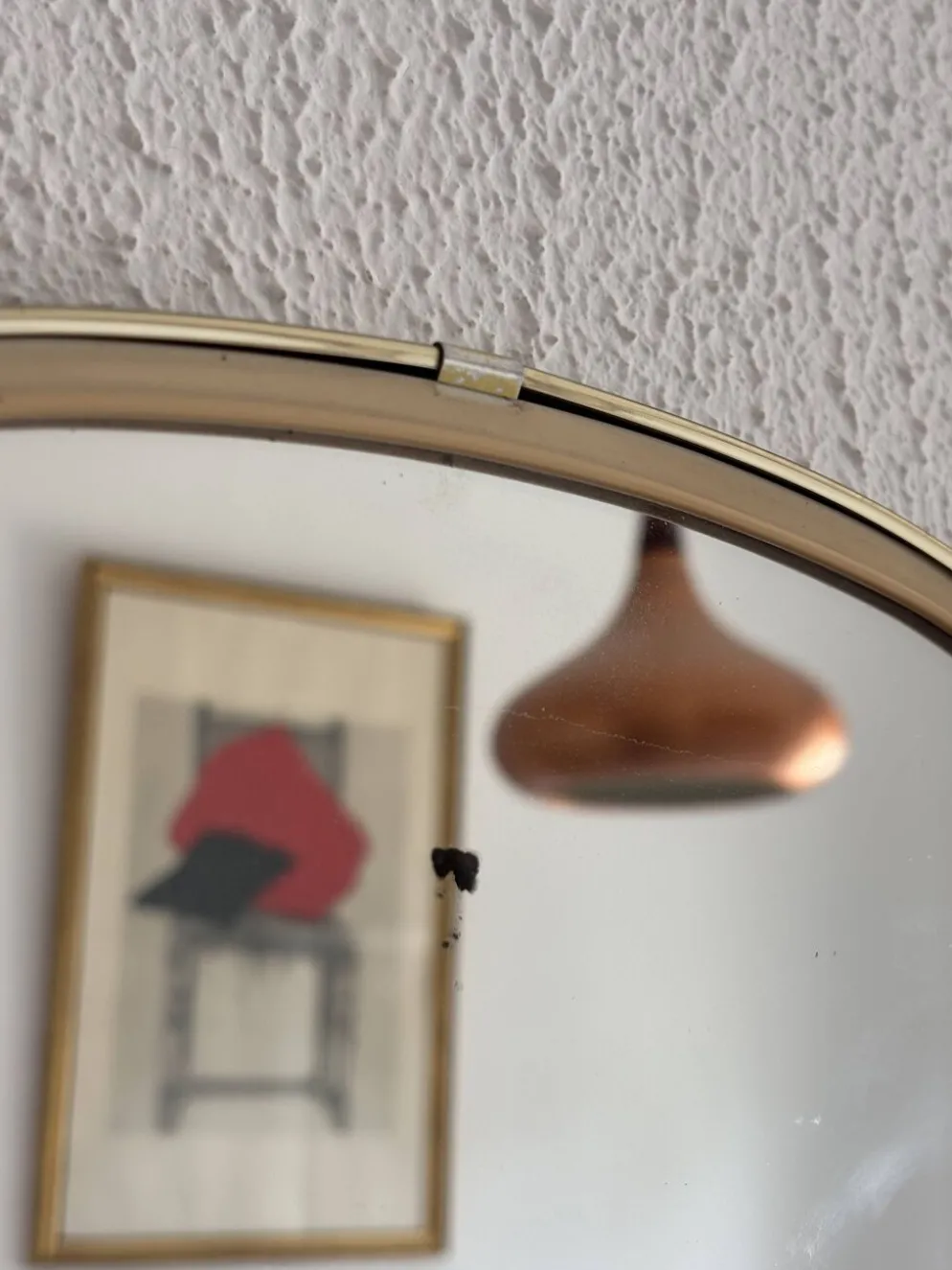 Miroir rétroviseur asymétrique forme libre, 1960