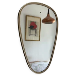 Miroir rétroviseur asymétrique forme libre, 1960