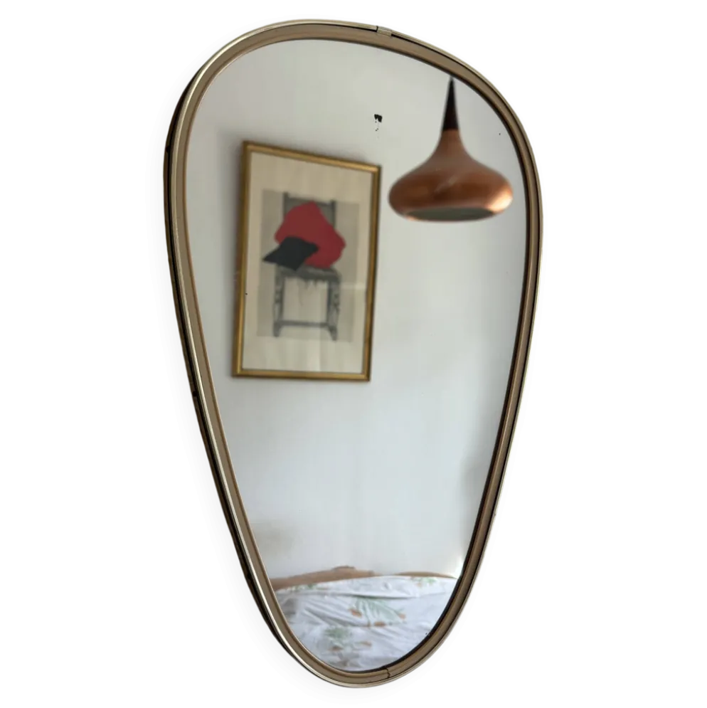 Miroir rétroviseur asymétrique forme libre, 1960