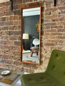 Miroir scandinave des années 1960 par Aarhus Glasimport og Glassliberi
