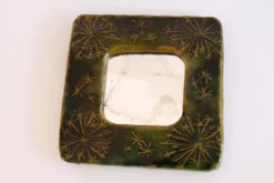 Miroir scandinave en ceramique 1960