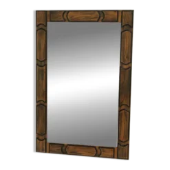 Miroir scandinave en chêne "GT Lux", Glas & Trä, Suède, 1960, 118x77