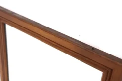 Miroir scandinave en chêne, Suède 1960, 100 x 55cm
