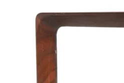 Miroir scandinave en noyer, Suède 1960, 80 x 38cm