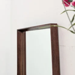 Miroir scandinave en palissandre