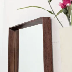 Miroir scandinave en palissandre