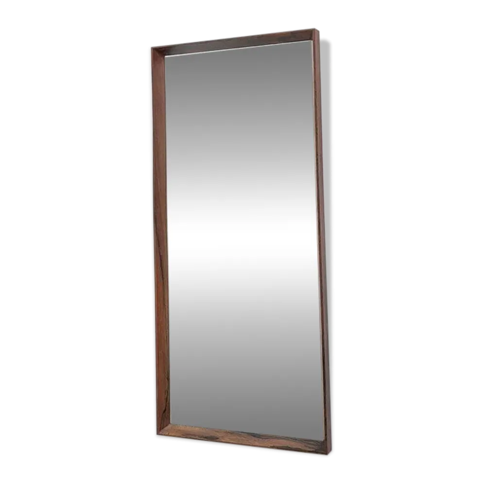 Miroir scandinave en palissandre