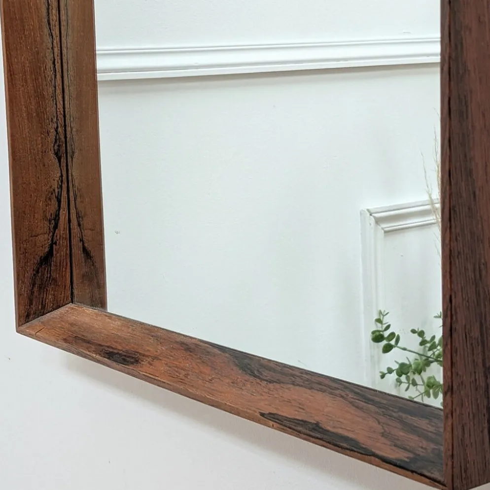 Miroir scandinave en palissandre