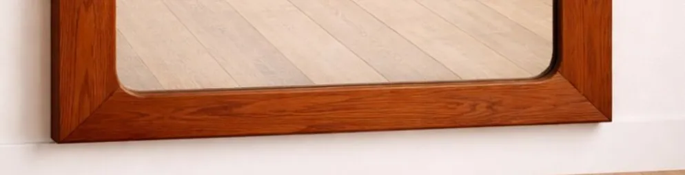 Miroir scandinave en teck