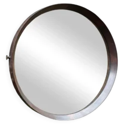 Miroir scandinave en Teck des années 60