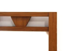 Miroir scandinave en teck, Suède 1960, 72 x 38cm