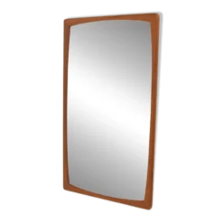 Miroir scandinave en teck, Suède, 1960, 64cm x 37cm
