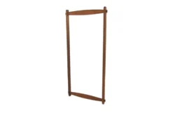 Miroir scandinave en teck, 95x45cm, Suède, 1960