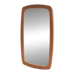Miroir scandinave en teck, 120x38cm, Suède, 1960