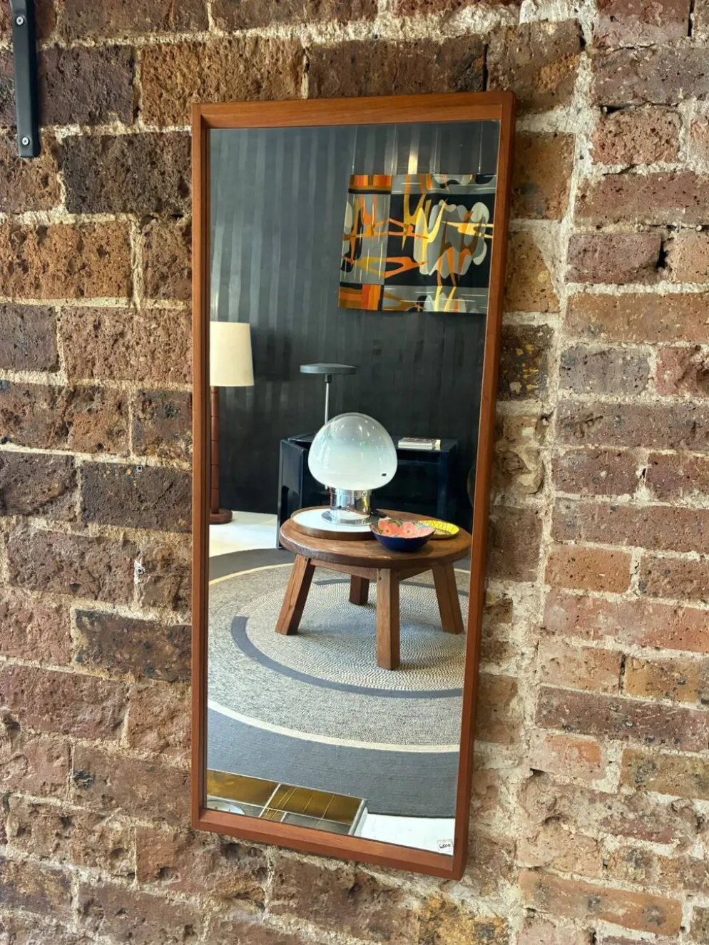 Miroir scandinave par Aksel Kjersgaard, années 1970