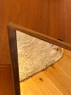 Miroir scandinave vintage en palissandre "Siv"