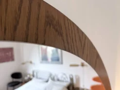Miroir scandinave XL, 94 cm, années 1960