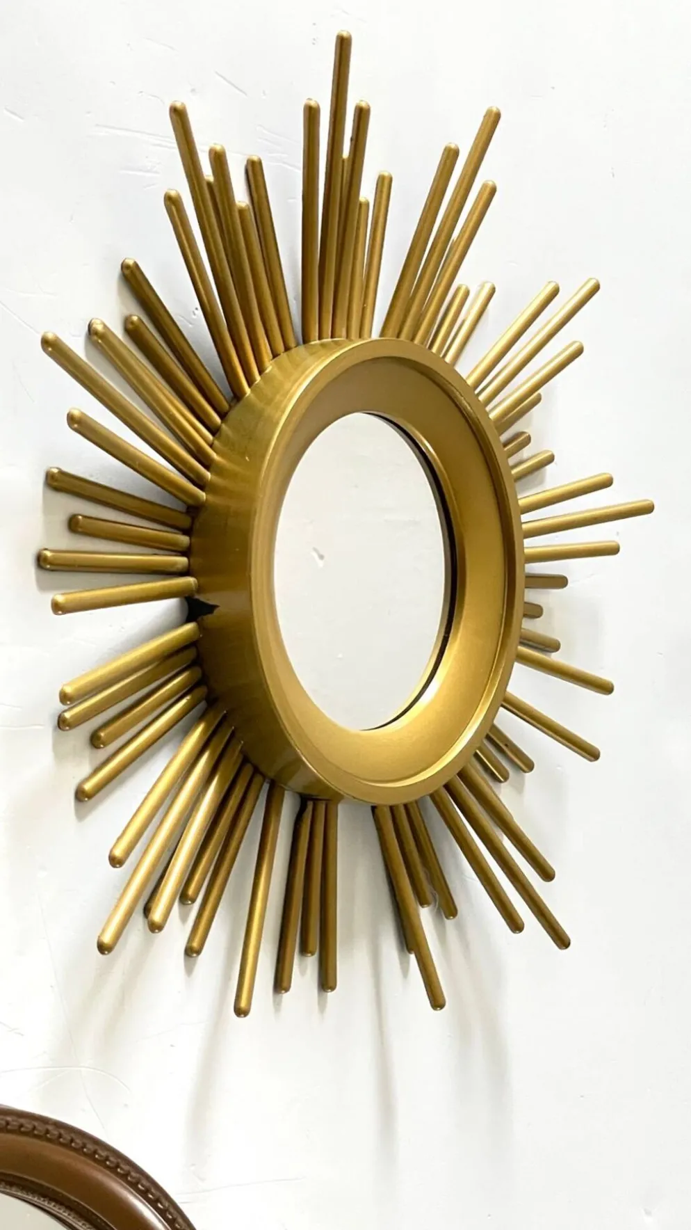 MIROIRS Dorés SOLEIL Vintage