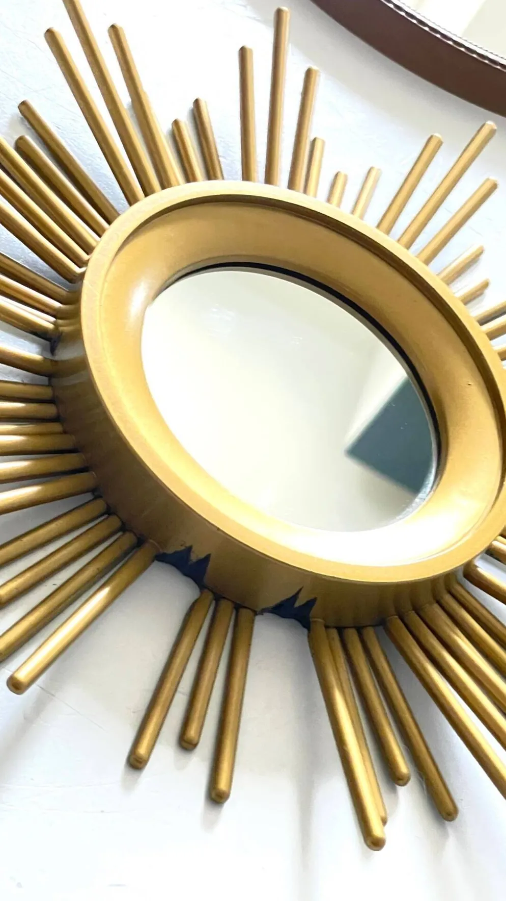 MIROIRS Dorés SOLEIL Vintage