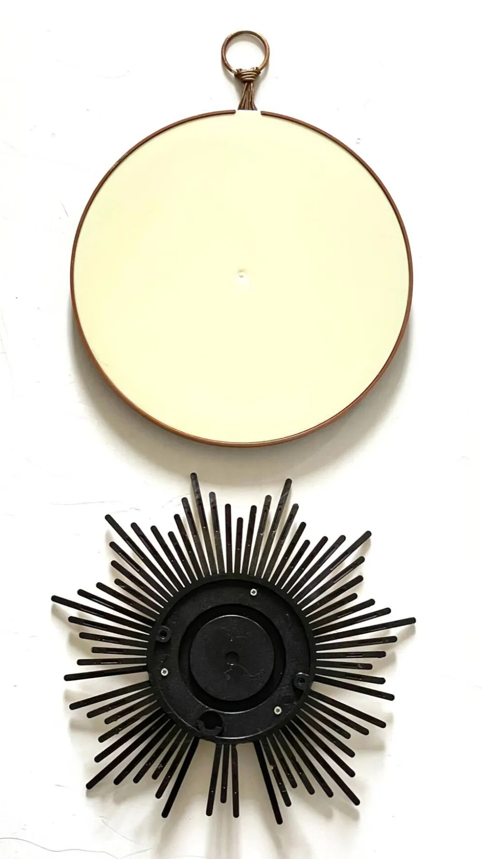 MIROIRS Dorés SOLEIL Vintage