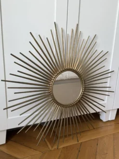 Miroir soleil Chaty Vallauris signé