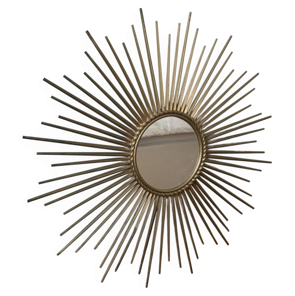 Miroir soleil Chaty Vallauris signé