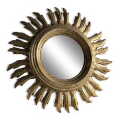 Miroir soleil doré, années 1960