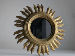 Miroir soleil doré, années 1960