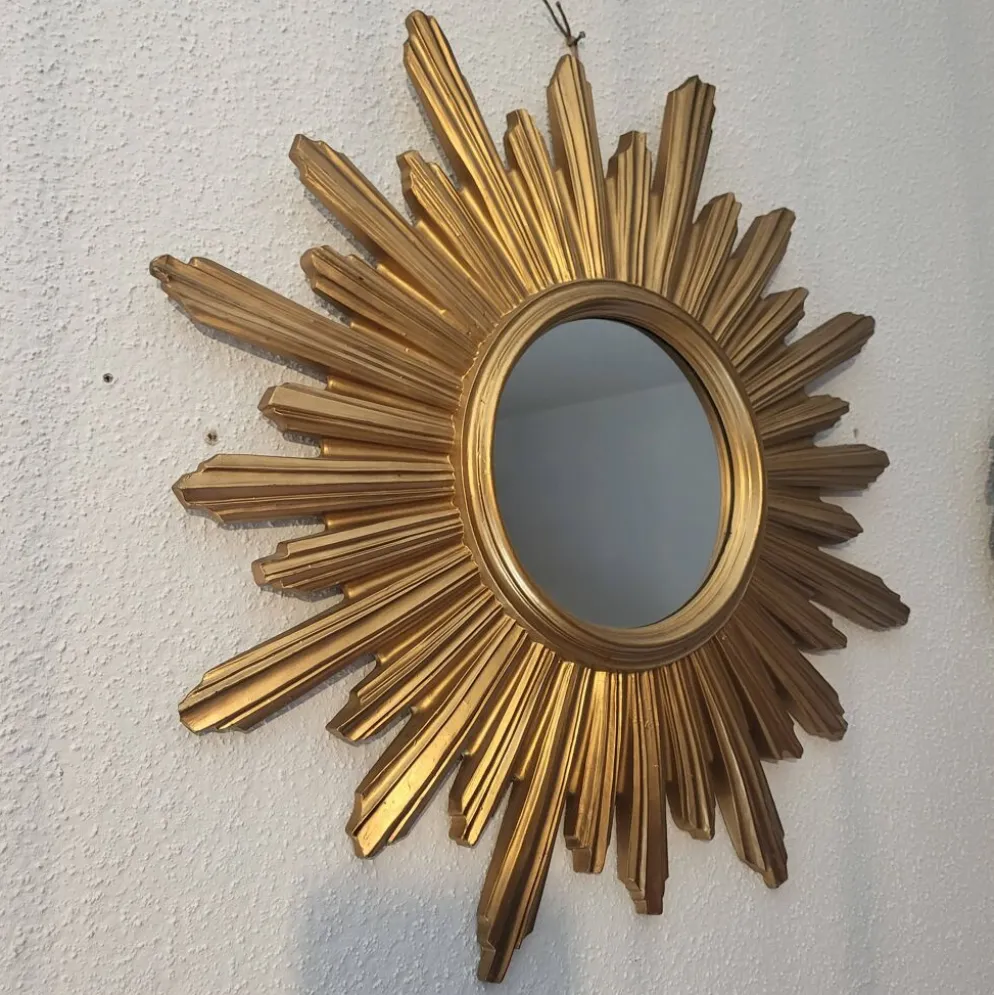 Miroir soleil, made in Italie, 1960, 70, vintage