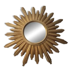 Miroir soleil, made in Italie, 1960, 70, vintage