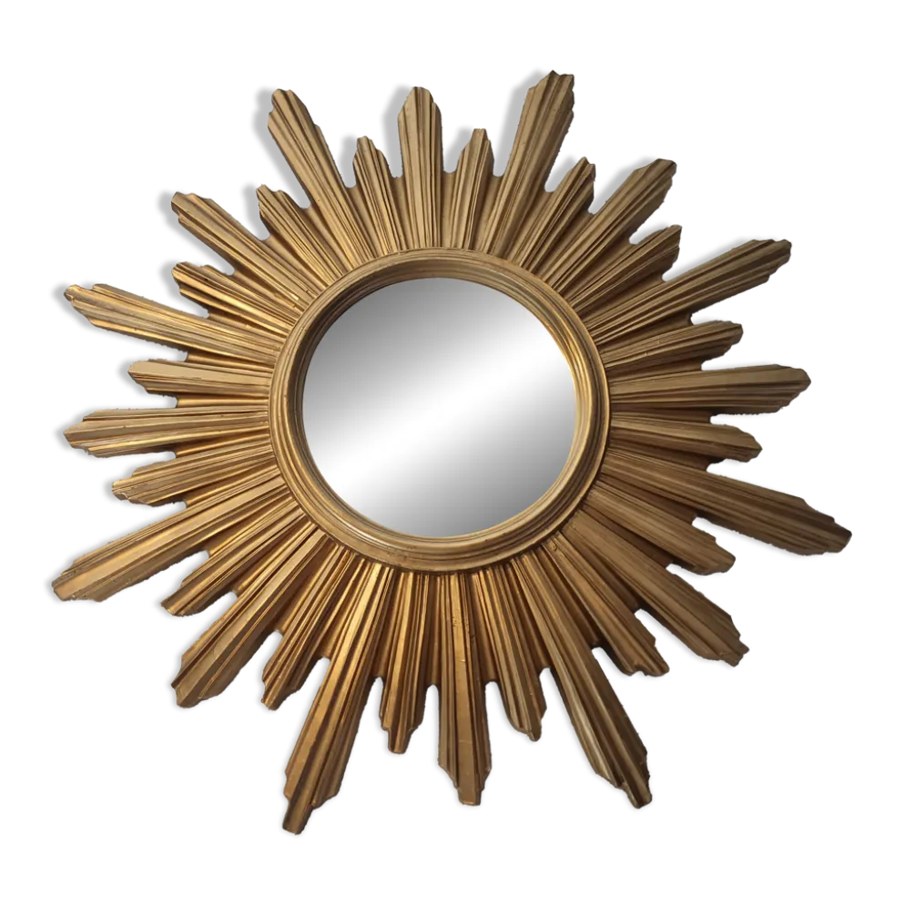 Miroir soleil, made in Italie, 1960, 70, vintage