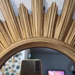 Miroir soleil, made in Italie, 1960, 70, vintage