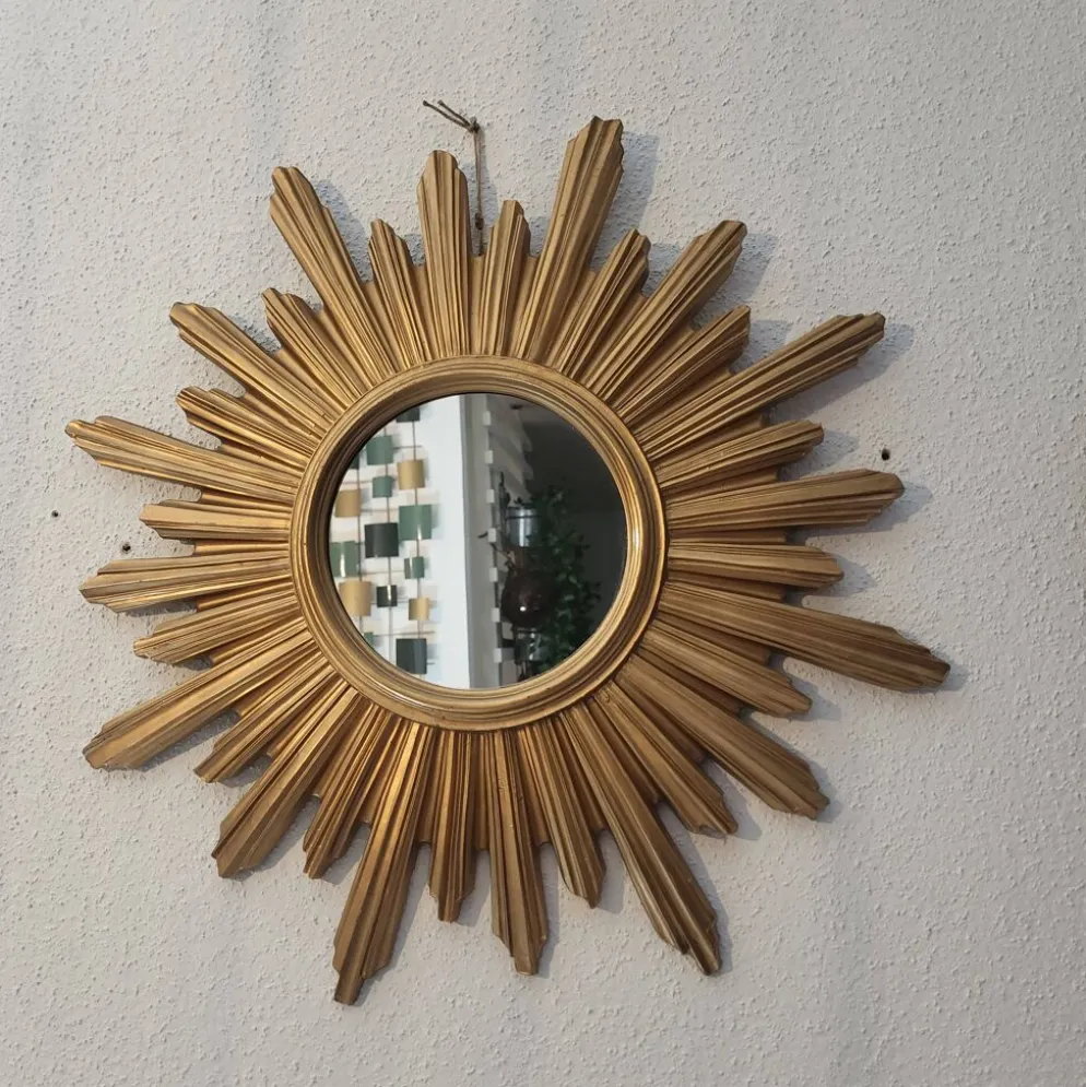 Miroir soleil, made in Italie, 1960, 70, vintage