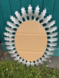 Miroir soleil Sunbunst vintage métal 1960