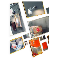 Miroirs réalisés à partir de matériaux recyclés