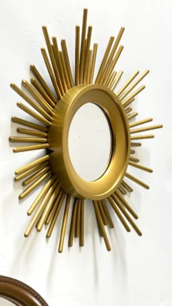 2 miroirs soleil vintage