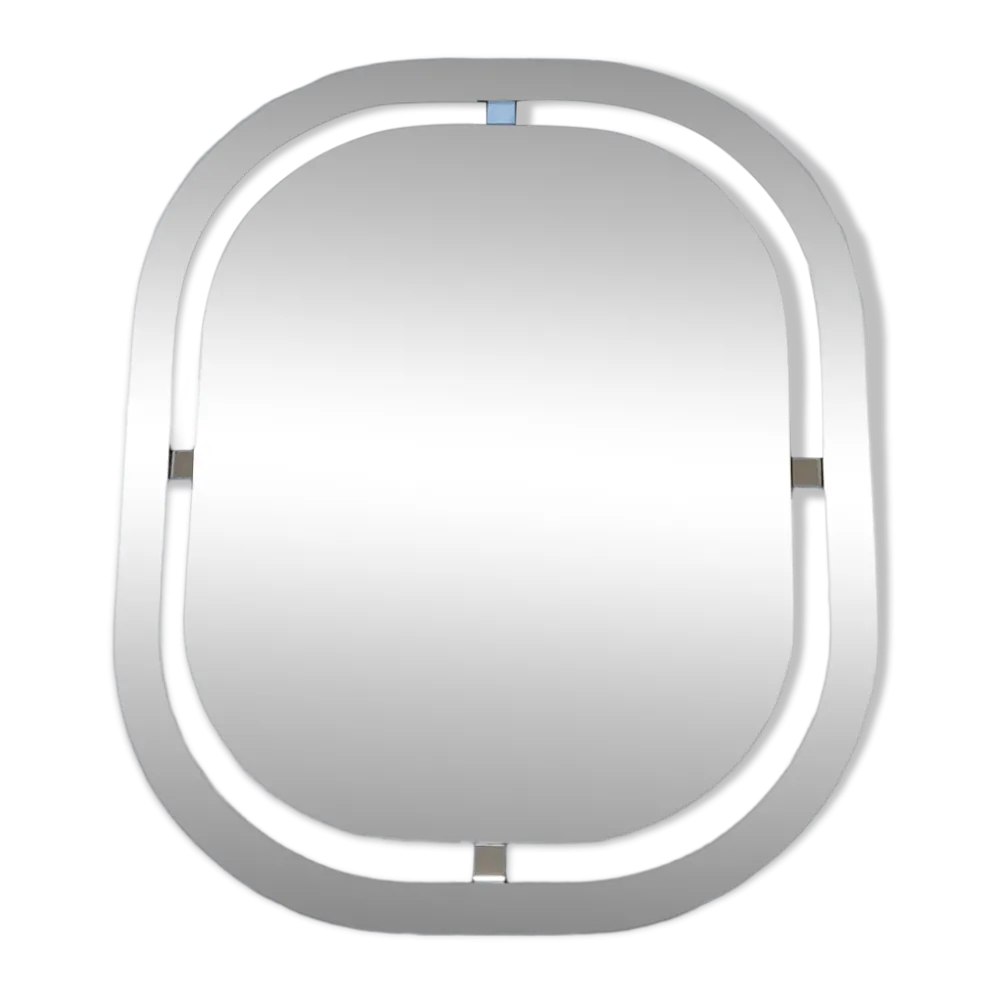 Miroir style Bauhaus fin 1960