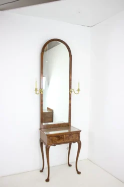 Miroir sur console des années 1920, Tchécoslovaquie