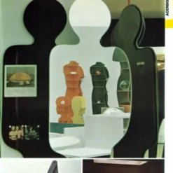 Miroir sur pied postmoderne 