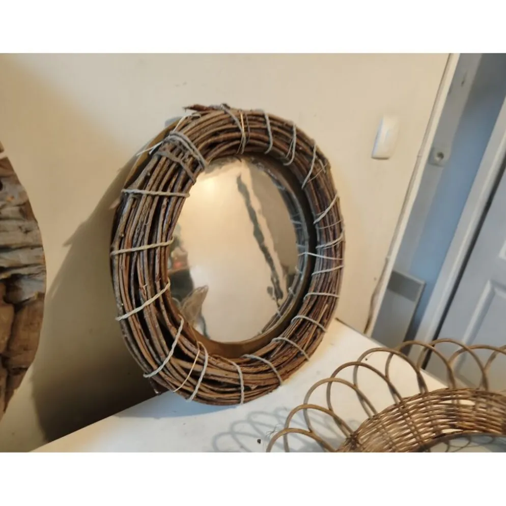 3 miroirs vintage des années 70