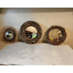 3 miroirs vintage des années 70