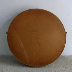Miroir - Teck - Structure en bois avec laiton - Design italien vintage - Années 60