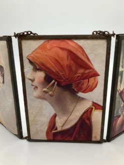 Miroir triptyque 1920