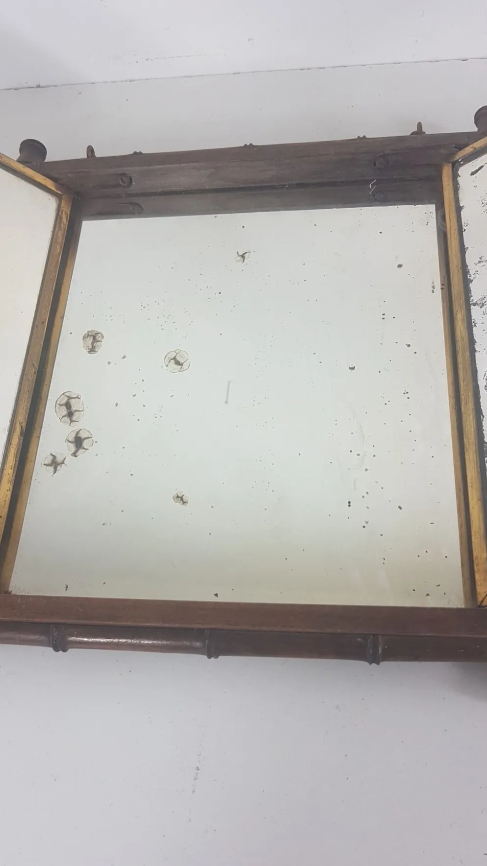 Miroir triptyque ancien