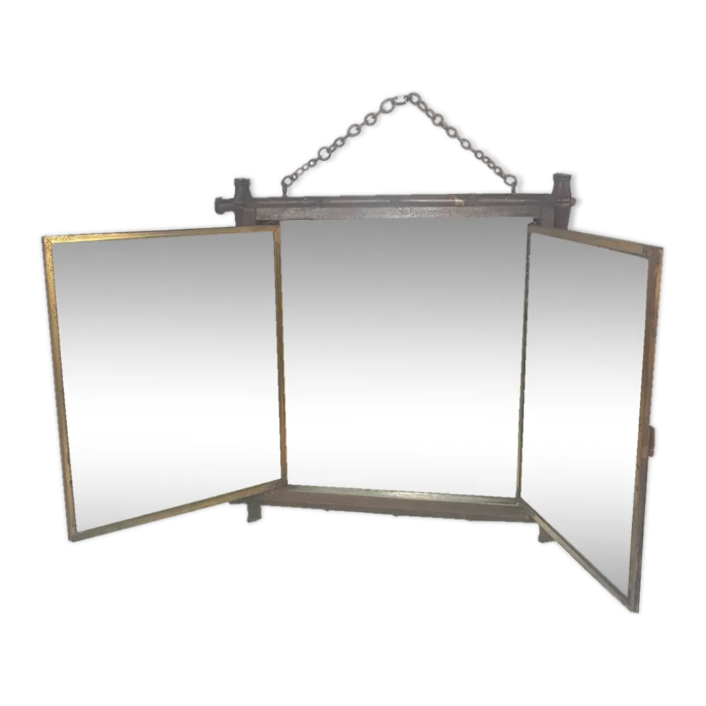 Miroir triptyque ancien
