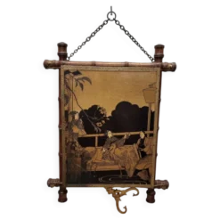 Miroir triptyque ancien de style japonais