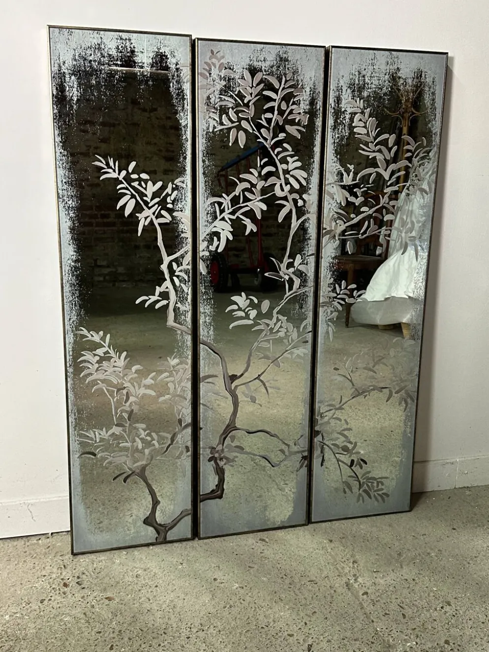 Miroir triptyque années 2000