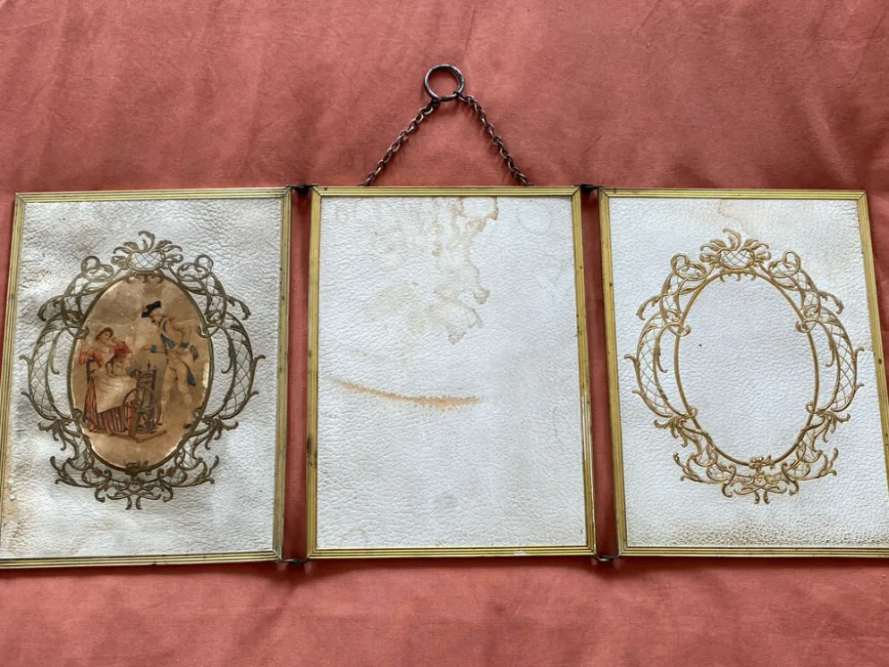 Miroir Triptyque antique